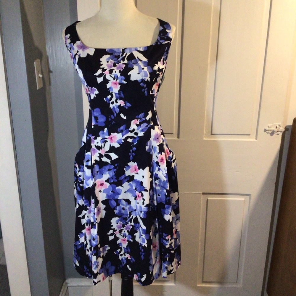 Ralph Lauren Stunning Floral Sleeveless Dress